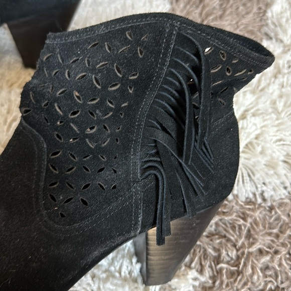 Jessica Simpson Suede Fringe Booties - Picture 6 of 10